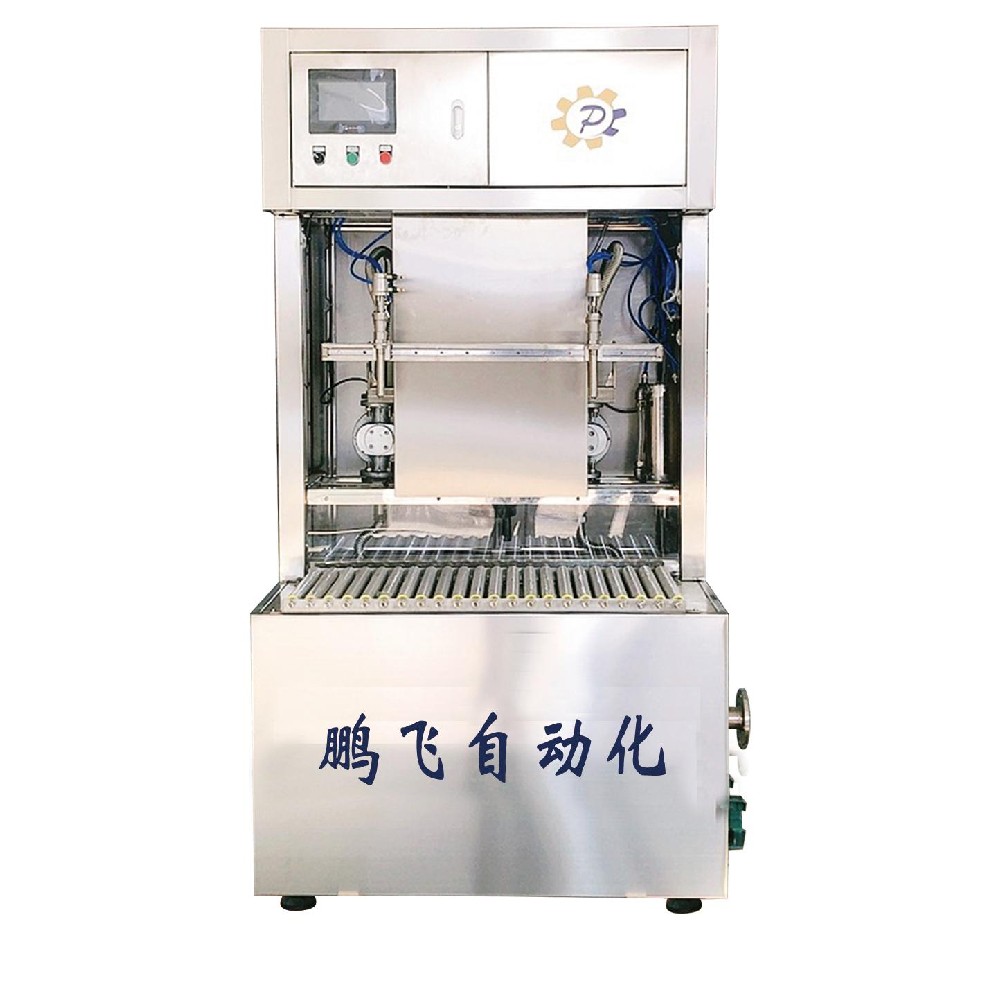 半自動雙頭油（yóu）脂灌裝機（中包）
