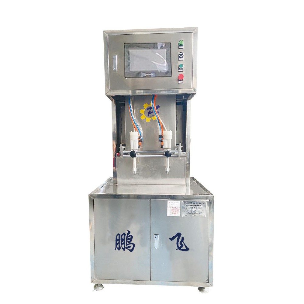 半自動雙頭油脂灌裝機（小包）